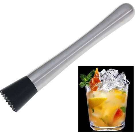 1er pilon à cocktail, mélangeur de bar, pilon à fruits pour boissons maison, pilon à fruits écrasés-AquaForge