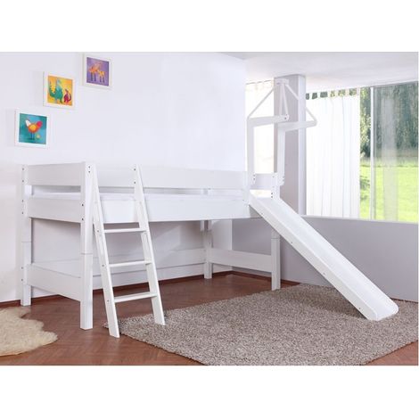 CAMA ALTA CON TOBOGAN Y TORRE CASANDRA - piratas