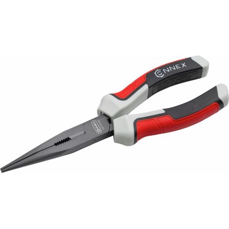 Connex Flachrundzange gerade 200 mm 3K Griff