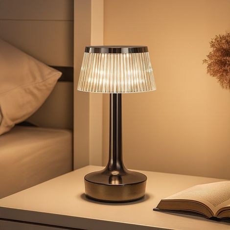 Lampada notturna nera facile da usare (1/5)