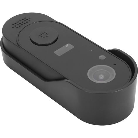 Sonnette vidéo sans fil IP67 étanche, vision nocturne, communication bidirectionnelle, objectif grand angle pour l'extérieur (1/5)
