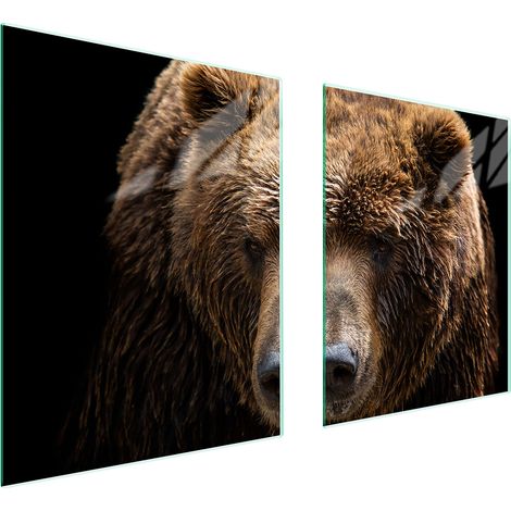 GLASSCHUTZPLATTE FÜR HERD 85x52 TEDDYBÄR (1/5)