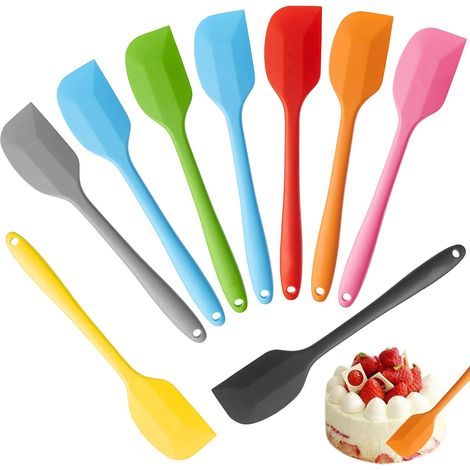 9 Pieces Silicone Spatula 21 cm Marquise Kitchen T-Shape (1/5)