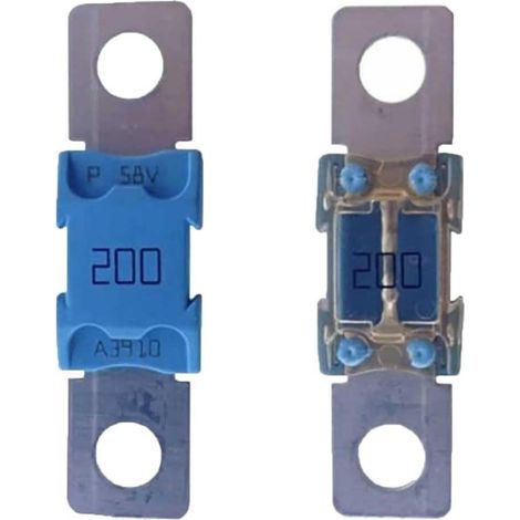 Victron Energy Mega Fuse nera e argentata 100-500A