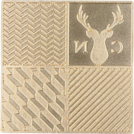 Machine à glaçons, plateau Design en cuivre, plaque à timbres, accessoires de barman pour Cocktails, amateurs de whisky et de Bourbon B02 (1/5)