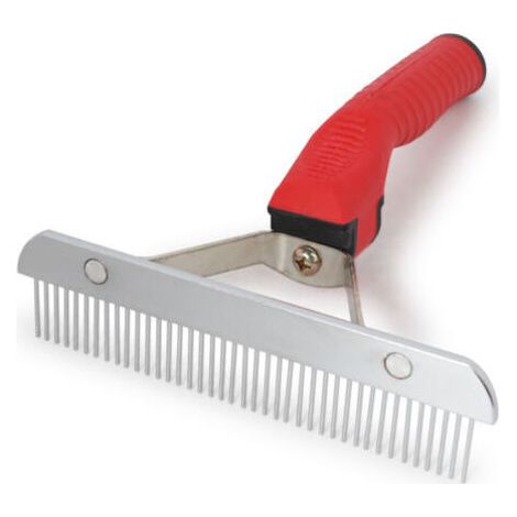 Peigne pour animaux de compagnie Peigne à râteau extra-large Brosse de toilettage Outil de démêlage Peigne de beauté pour grands chiens Golden Retriever Husky Berger allemand (1/5)