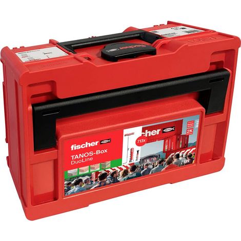 Fischer – Cheville universelle DuoLine M173 – 713 pièces – Charge maximale élevée – Pour béton, brique, placoplâtre – Montage simple sans préperçage