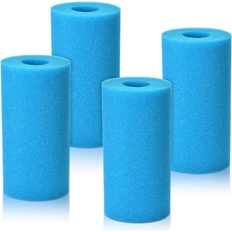 4 PCSéponge Filtrante Type S1, Cartouche de Filtre en Mousse, Mousse pour Filtre Piscine, Réutilisables et Lavables, Filtre en Mousse pour Spa, Piscine, Jacuzzi 10 x 20 x 4 cm-Fei Yu (1/4)