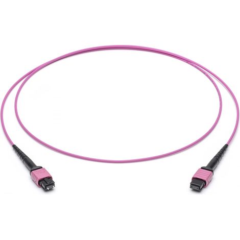 Corning LWL-Patchkabel 12F MPO PC BU/ST OM4 2m vi