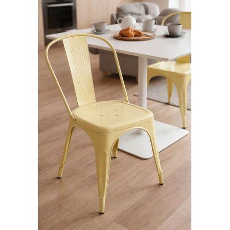 Packs Sillas Comedor - Pack 4 Sillas Torix - Amarillo Cuarzo (1/5)