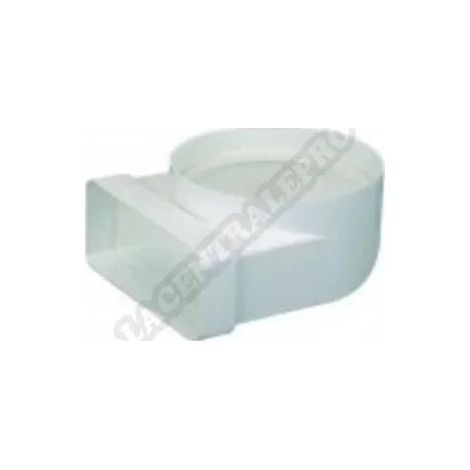 Codo mixto vertical Atlantic PVC 55x110 mm diámetro 100 mm