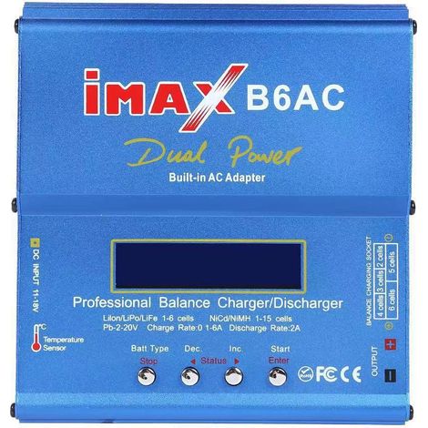 IMAX B6AC80W6A Balance Charger - Upgraded Multi-functional Smart B6 Version - Dedicated Fast Charger for Lithium Batteries (1/5)