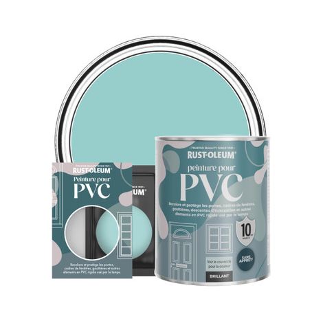 Peinture pour PVC, Finition Brillante - Bleu-vert (1/3)
