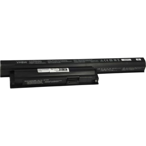 vhbw Akku kompatibel mit Sony Vaio VPC-EH2BGG/B, VPC-EH2BGN/B, VPC-EH2BGA/B, VPC-EH31FDW, VPC-EH31FDB, VPC-EH31FDP Notebook (4400 mAh, 10,8 V, Li-Ion) (1/5)
