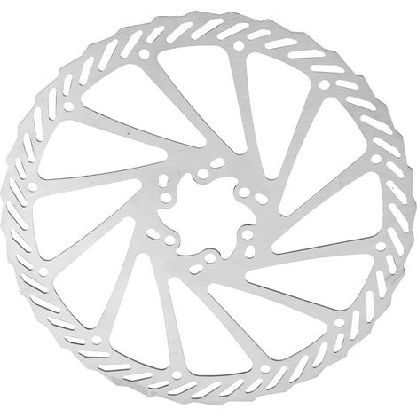 Disque de frein de 203 mm avec 6 trous, en acier, facile à installer et durable, pour VTT et vélos de course. (1/5)