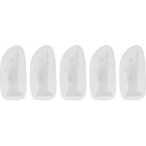 5 Pièces Moule Silicone Souple Transparent pour DIY Pâtisserie, Savon et Bougies - Forme Déesse (1/5)
