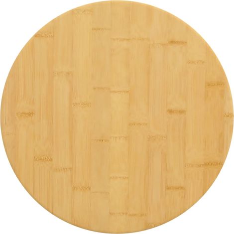 Tischplatte Ø40x2,5 cm Bambus