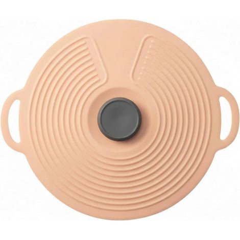 Couvercle extensible extra large en silicone réutilisable orange compatible lave-vaisselle pour bols jusqu'à 31 x 42 cm cuisine (1/5)