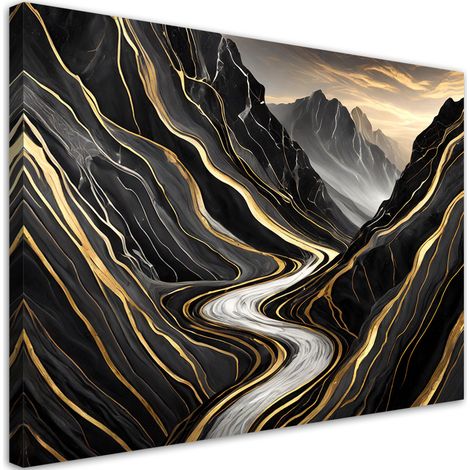 Tableau déco Paysage abstrait 90x60 (1/5)