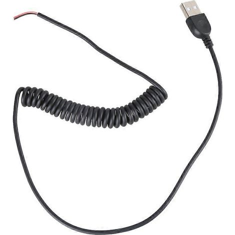 USB-Ladekabel, USB-Stecker, 2-poliges Anschlusskabel für Lüfter, Kameras, Lautsprecher