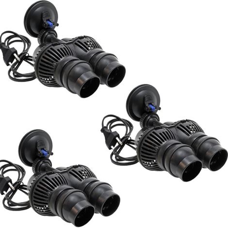 3 Pompes De Brassage 12000 l/h Pour Aquariums Marins Et Récifaux