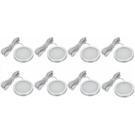 Éclairage LED Interne 12V Blanc Chaud 3000K Pour Camping Car Volkswagen T4 T5 Set De 8 Projecteurs