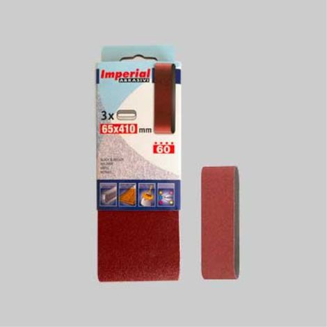 Nastro abrasivo 65x410 mm grana 120 - 3 pezzi IMPERIAL ABRASIVI (1/2)