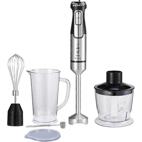 1600W manuel immersion mixeur multifonctionnel robot de cuisine pour puree egg beater smoothie mixer maison cuisine eu (1/5)