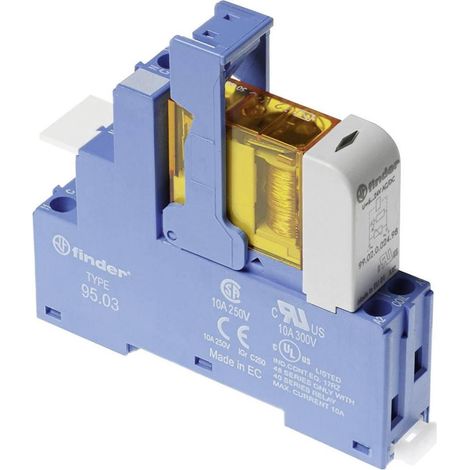 Finder 48.31.7.012.0050 Módulo Relé 12 V CC con LED integrada