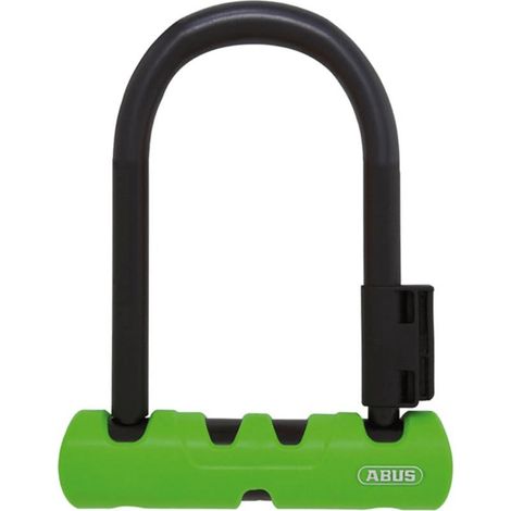 Abus – Antivol U 410 compact en acier cémenté – Résistance accrue contre crochetage – Livré avec support USH34 et 2 clés – 14mm diamètre anse (1/4)