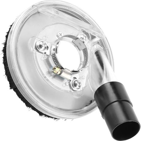 Hotte de ponçage transparente Eosnow pour meuleuses d'angle, hotte de protection contre la poussière d'aspiration 80-125 mm (1/3)