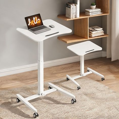 Bureau réglable de 75 à 114 cm 60,5 x 52 x 114 cm (1/5)