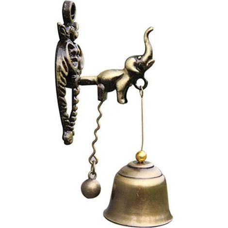Cloche décorative de commerçant - Cloche éléphant vintage, cadeau pour un dîner en famille au jardin (1/3)