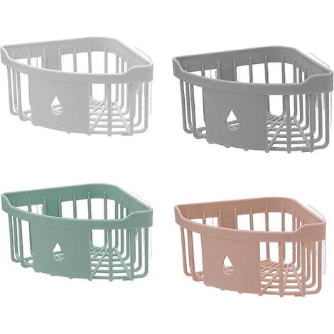 Étagère murale sans trous pour cuisine, salle de bain ou baignoire. (1/5)