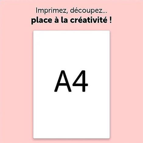 Papier d impression Avery Dennison AUTOCOLLANTS TRANSPARENTS A4 6 FEUILLES (1/5)
