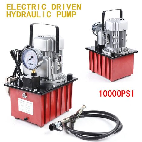 750W 700Bar Elektrohydraulikpumpe Mit Manuelle Ventil Hydraulikpumpe Elektrische