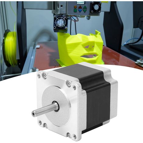 NEMA 23 Schrittmotor 3D-Druckerzubehör mit 4-poligem Kabel 23HS5628 6,35 mm/8 mm Wellendurchmesser 6,35 mm (1/5)