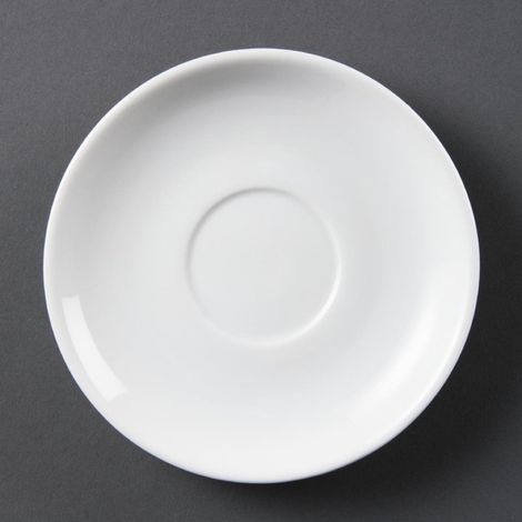 Soucoupes Empilables Whiteware (Lot de 12) - Ref CB468 - Olympia (1/5)
