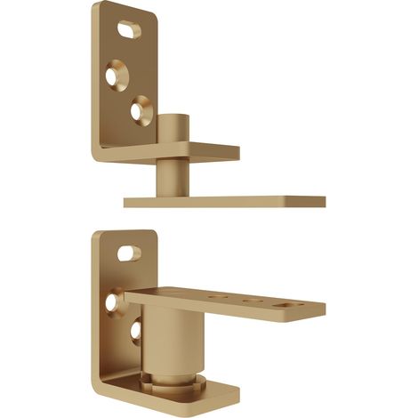 Charnière à battant avec gravité pour porte de café Or 1 Paquet (1/5)
