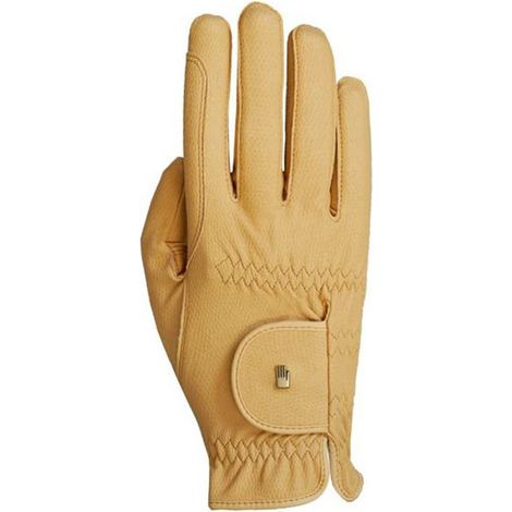 4, Bianco: Guanti da equitazione bambino Roeckl modello Roeck-Grip Junior traspiranti ed elastici