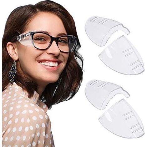 Protections latérales pour lunettes – 2 paires – Protection oculaire universelle (1/5)