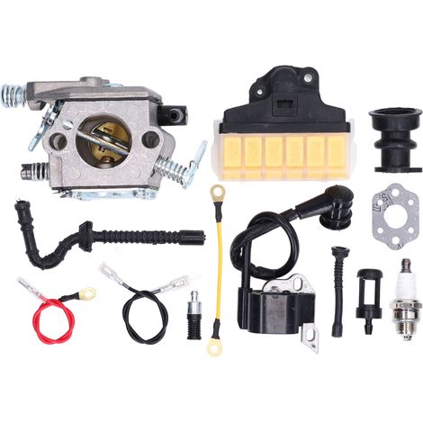 Scie chaîne bobine d'allumage carburateur kit Walbro WT286 1123 160 1650 filtre à air ensemble remplacement (1/5)