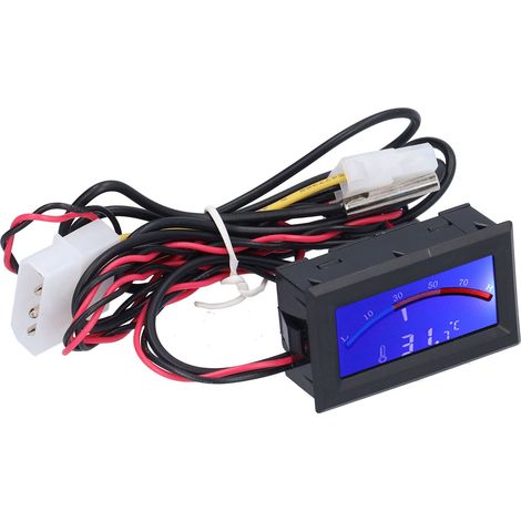 Mini thermomètre DC 5V avec sonde métallique, module de mesure de température numérique intégré, capteur NTC TS-805-B (lumière bleue)