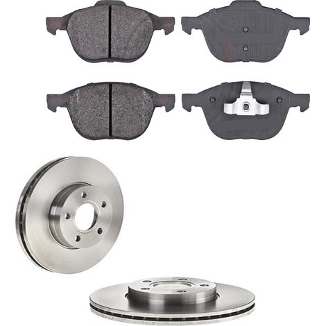 KIT FRENI ANTERIORI compatibile con VOLVO C30 (533) - DISCHI + PASTIGLIE OEM: P 24 061 / 17586 , 17587 , 18273 /SOSTITUZIONE DIRETTA/BASSA POLVERE/SILENZIOSO (1/5)