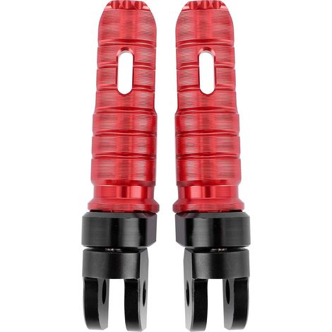 Plancher de Conducteur de Moto, Repose-pieds Avant de Moto, Repose-pieds, Idéal pour MT03 MT25 MT07 MT09 R3 XJ6 (rouge) (1/4)