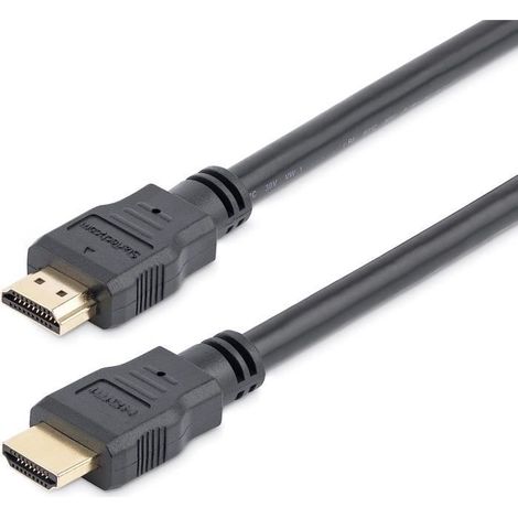 Câble HDMI - Ultra HD 4K x 2K - 1m - Mâle/Mâle - Noir - Plaqué or (1/4)