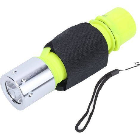 Lampe de plongée LED professionnelle étanche IPX8 rechargeable portable (1/5)