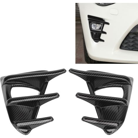 Modification de voiture pour Toyota 86 2016-2020 : cadre de garniture de feu antibrouillard avant avec texture en fibre de carbone. (1/5)
