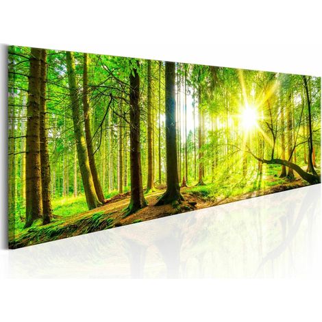 Tableau arbres majestueux - 135 x 45 cm (1/4)