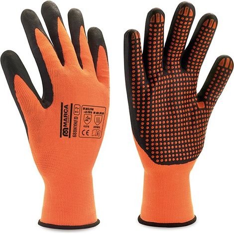 GUANTE SIN COSTURA NARANJA